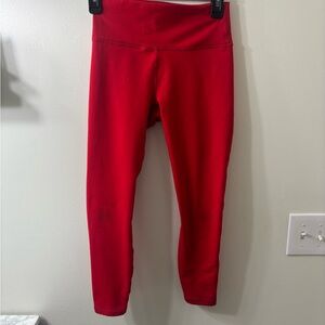 Fabletics PowerHold Red Leggings